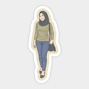 Green Sweater Sticker